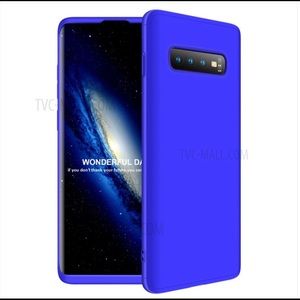 Galaxy s10 360 full cover shockproof case blue